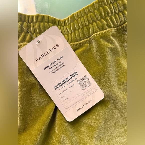 Fabletics Daria Velour Jogger Pants - Picture 5 of 6